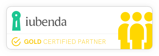 iubenda Certified Gold Partner
